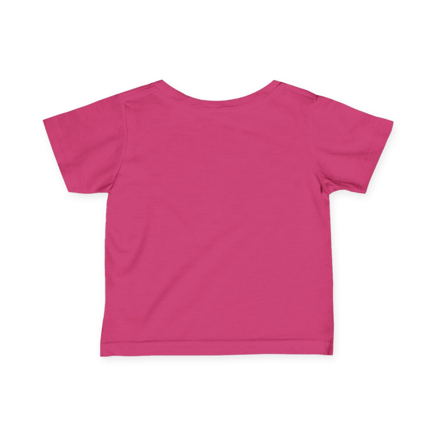 Pink 'Mountain Biker in training' infant tee - back view