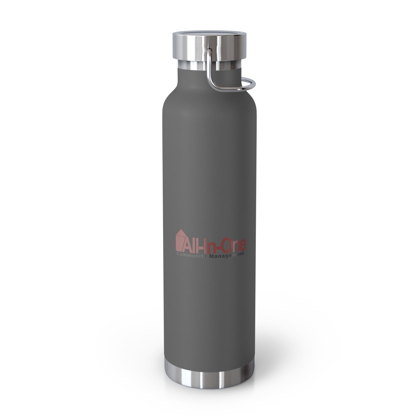 22oz Copper Vacuum Tumbler - All-In-One both sides - Stainless Water Bottle, Keeps Drinks Hot & Cold