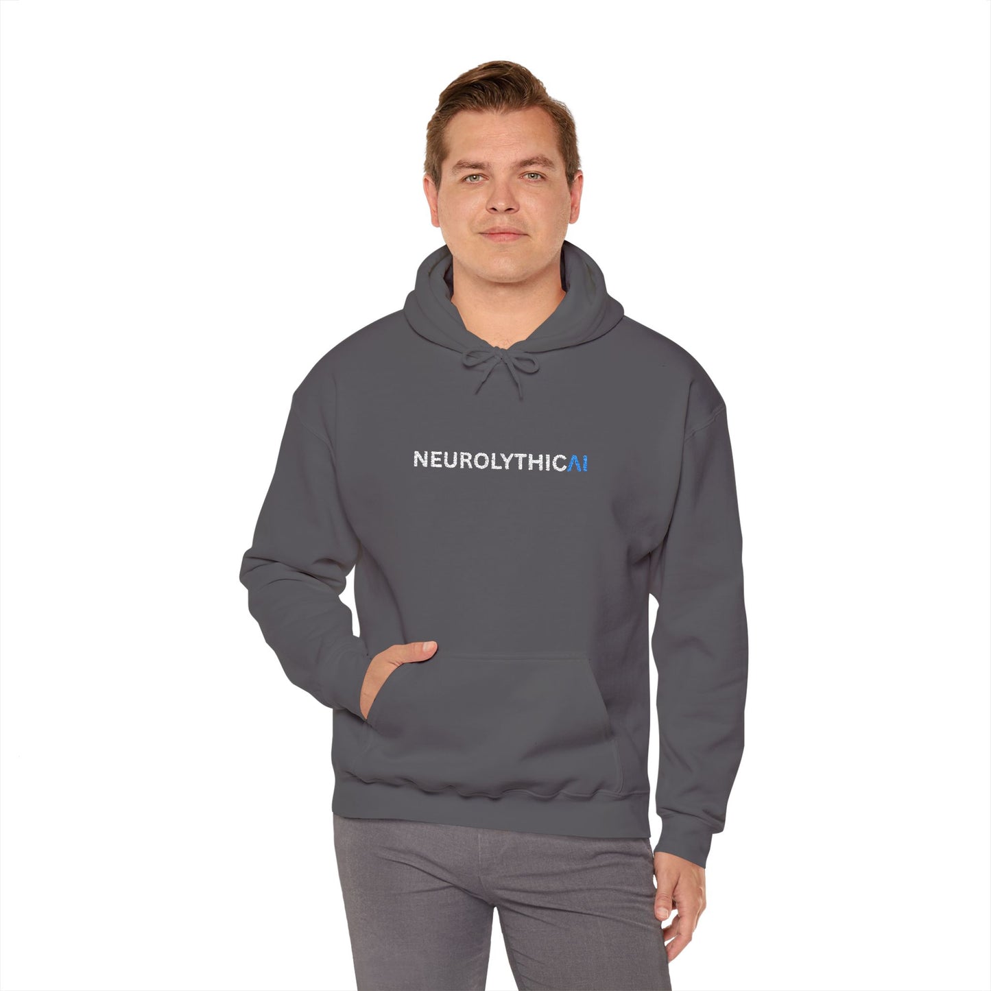 NeurolyticAI Hoodie — Minimal Neural Science Logo Pullover