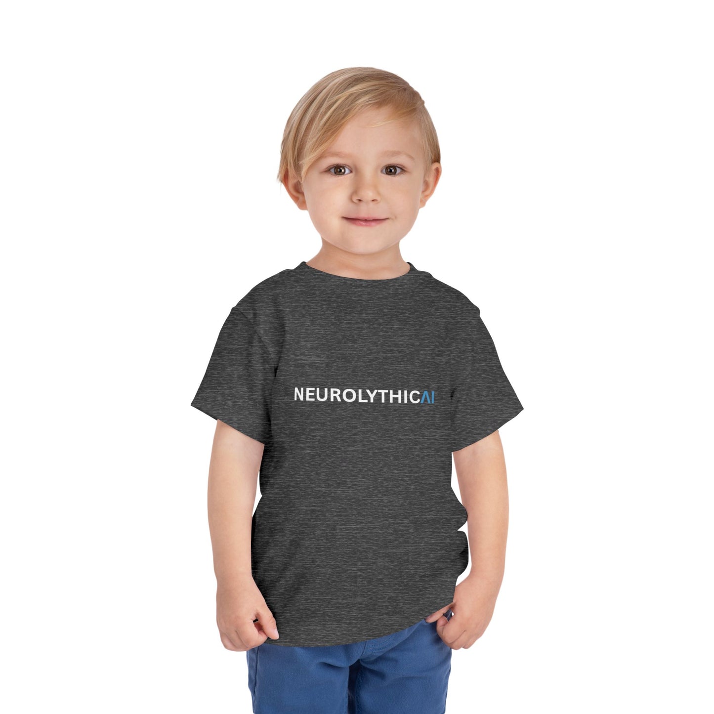 NeurolythicAI Toddler Tee — Minimal Logo Kids T‑Shirt