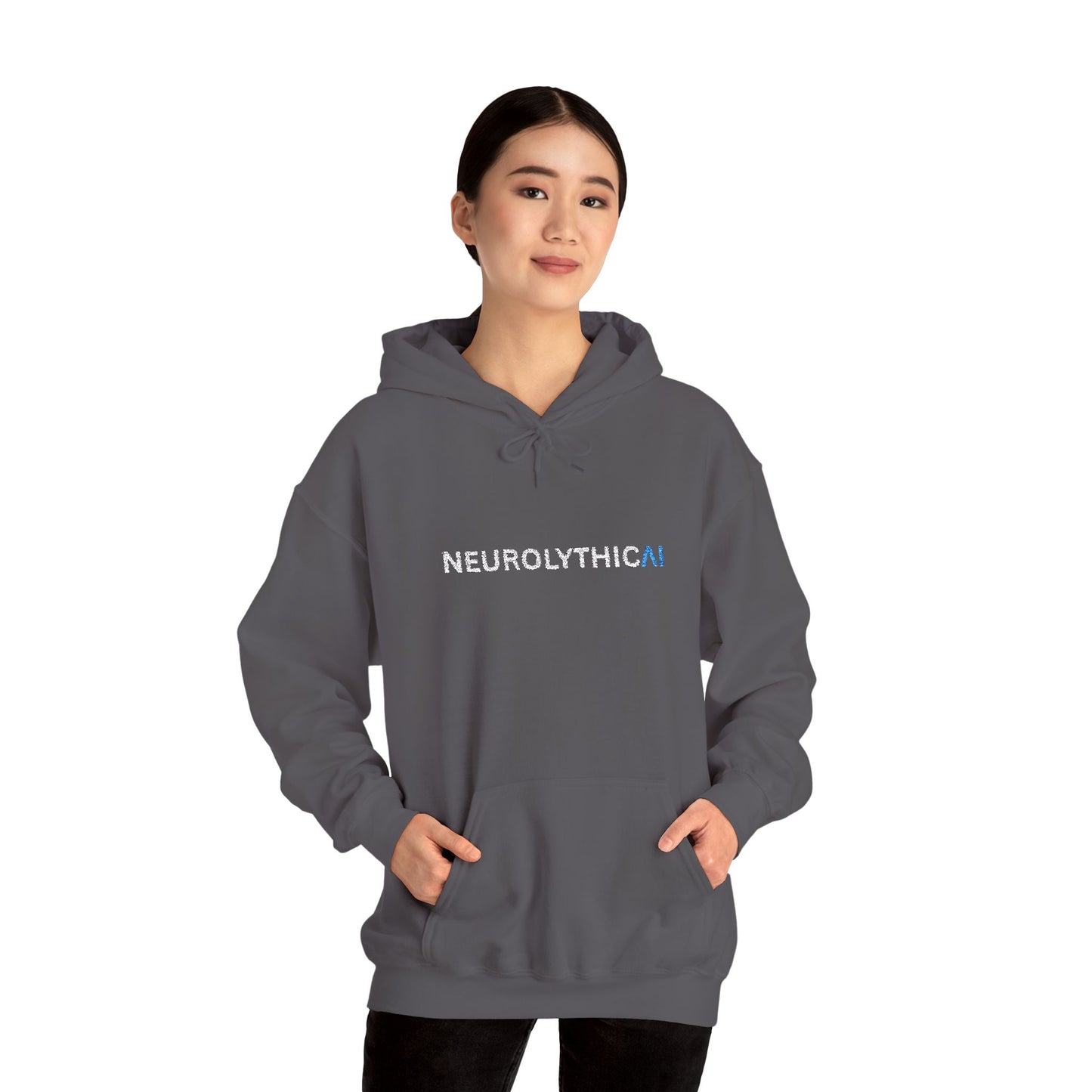 NeurolyticAI Hoodie — Minimal Neural Science Logo Pullover