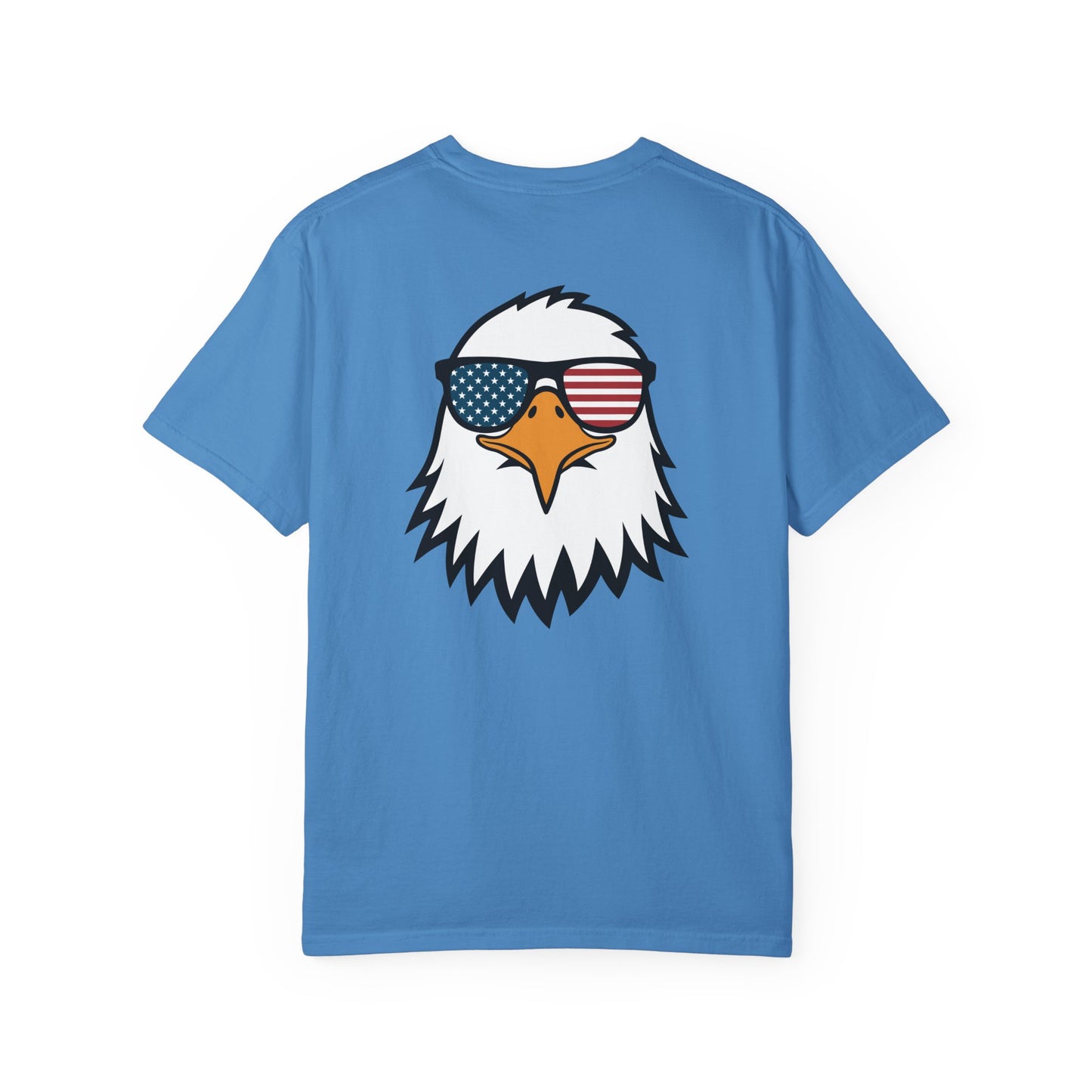 Grillin' Like a Villain Unisex T-Shirt | Patriotic BBQ Tee with Eagle Design