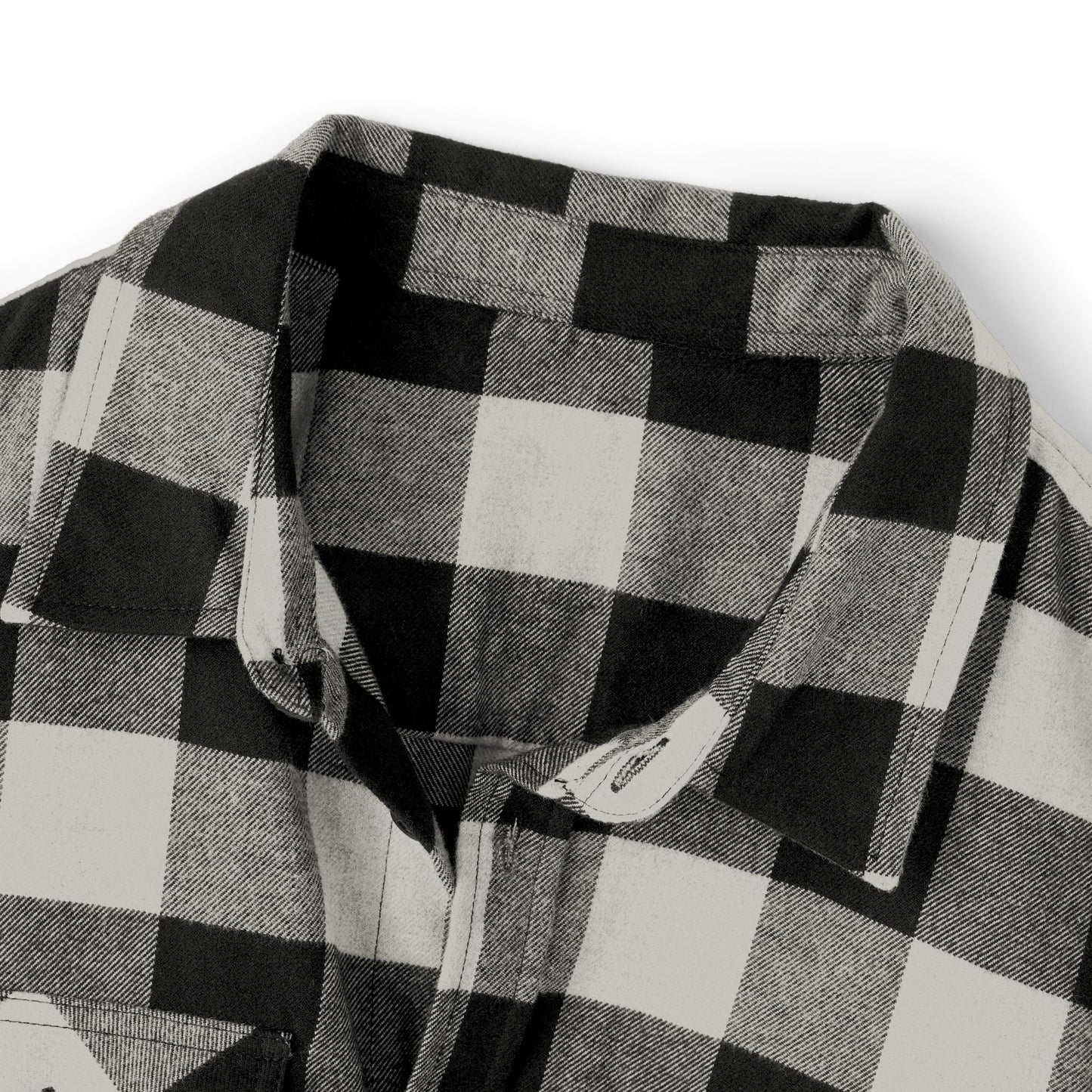 Buffalo Plaid Flannel Shirt — Classic Button-Up Workshirt - All-In-One