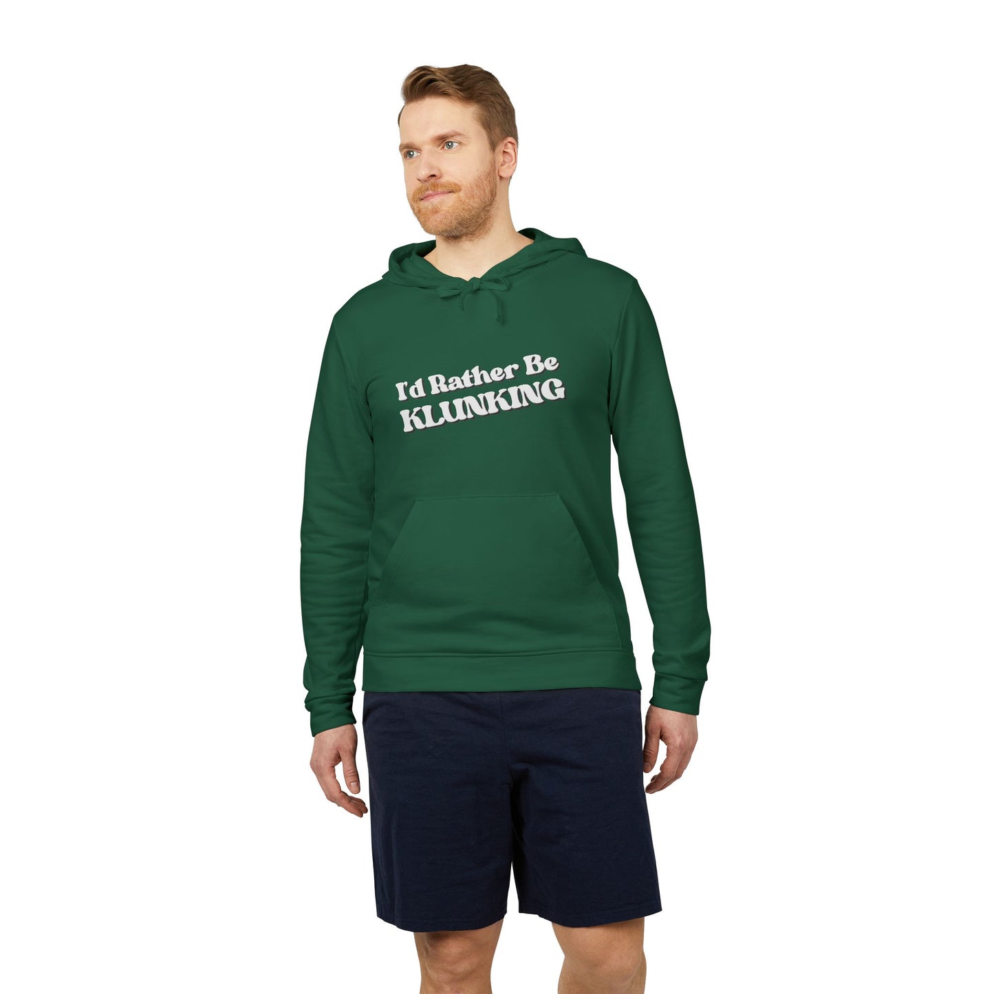 I’d Rather be Klunking - Adidas Fleece Hoodie