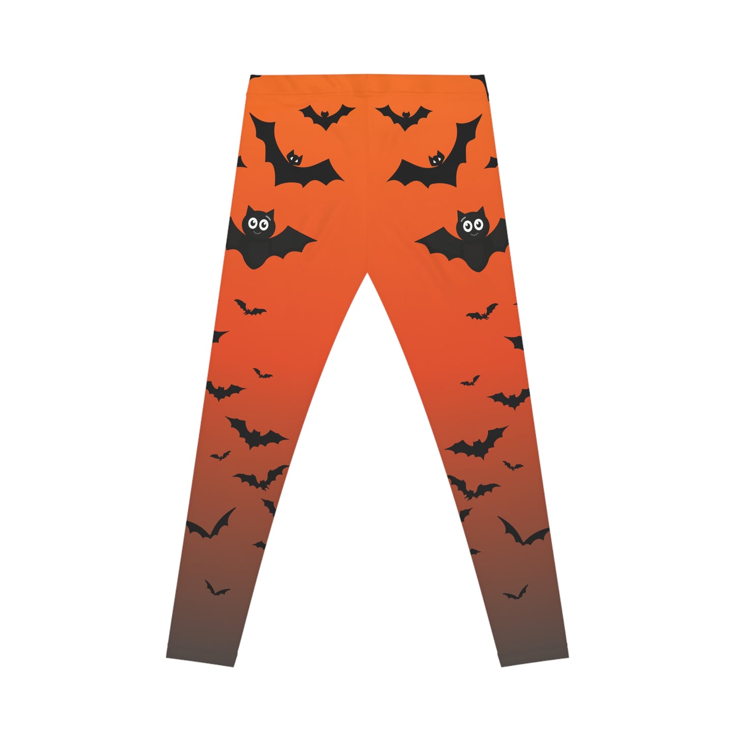 Halloween Bat Print Leggings for Women, Spooky Fitness Wear, Casual Tights, Fall Fashion, Holiday Activewear, Yoga Pants