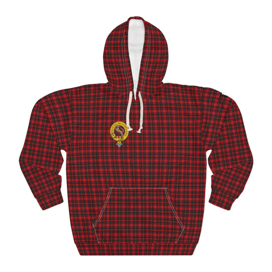 Clan Mackintosh - Unisex Pullover Hoodie, Cozy Flannel Style for Casual Wear, Perfect for Fall, Holidays, and Family Gatherings, Gift for Friends