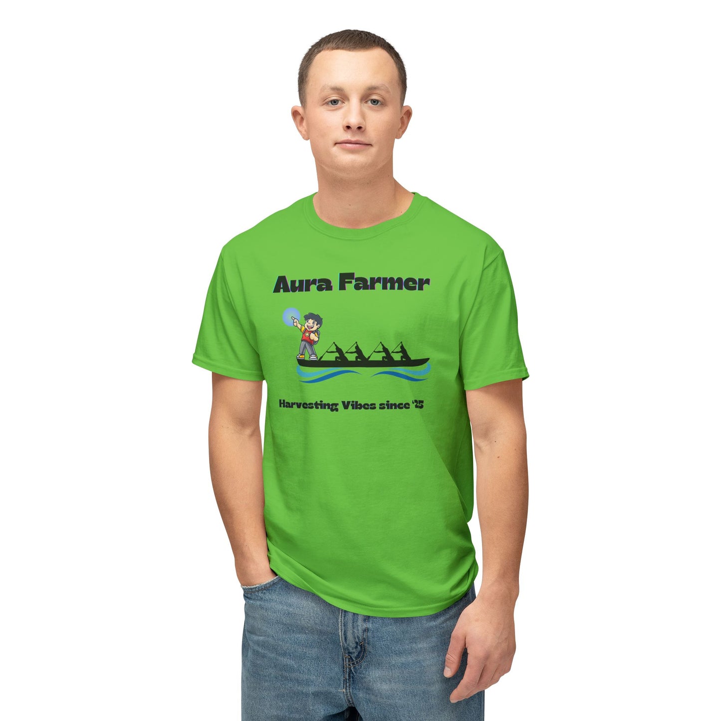Aura Farmer Cotton T-Shirt | Harvesting Vibes | Casual Wear, Gift for Farmers, Summer Style, Outdoor Activities, Eco-Friendly Fashion