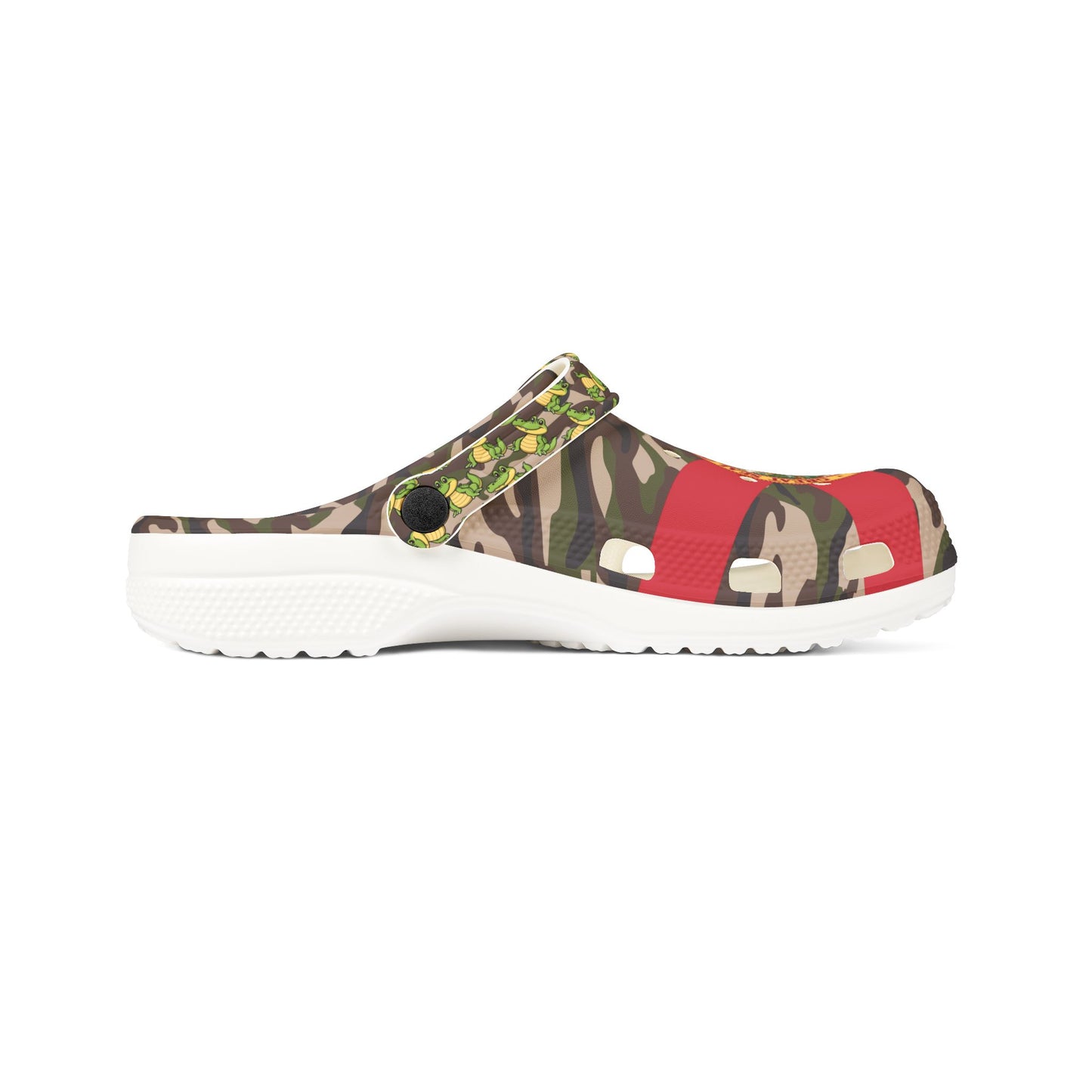 Florida Gator Camo Crocolookalikes, Comfortable Garden Footwear, Unique Outdoor Slip-Ons, Trendy Beach Shoes, Summer Essentials, Ideal Gift [...]