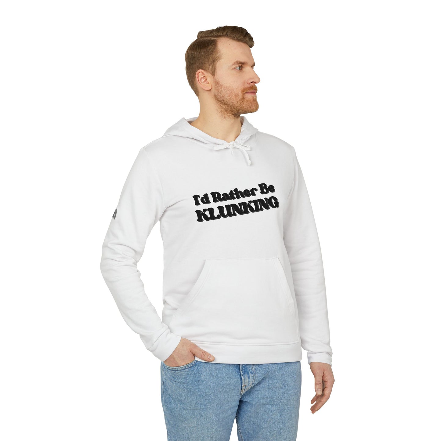I’d Rather be Klunking - Adidas Fleece Hoodie