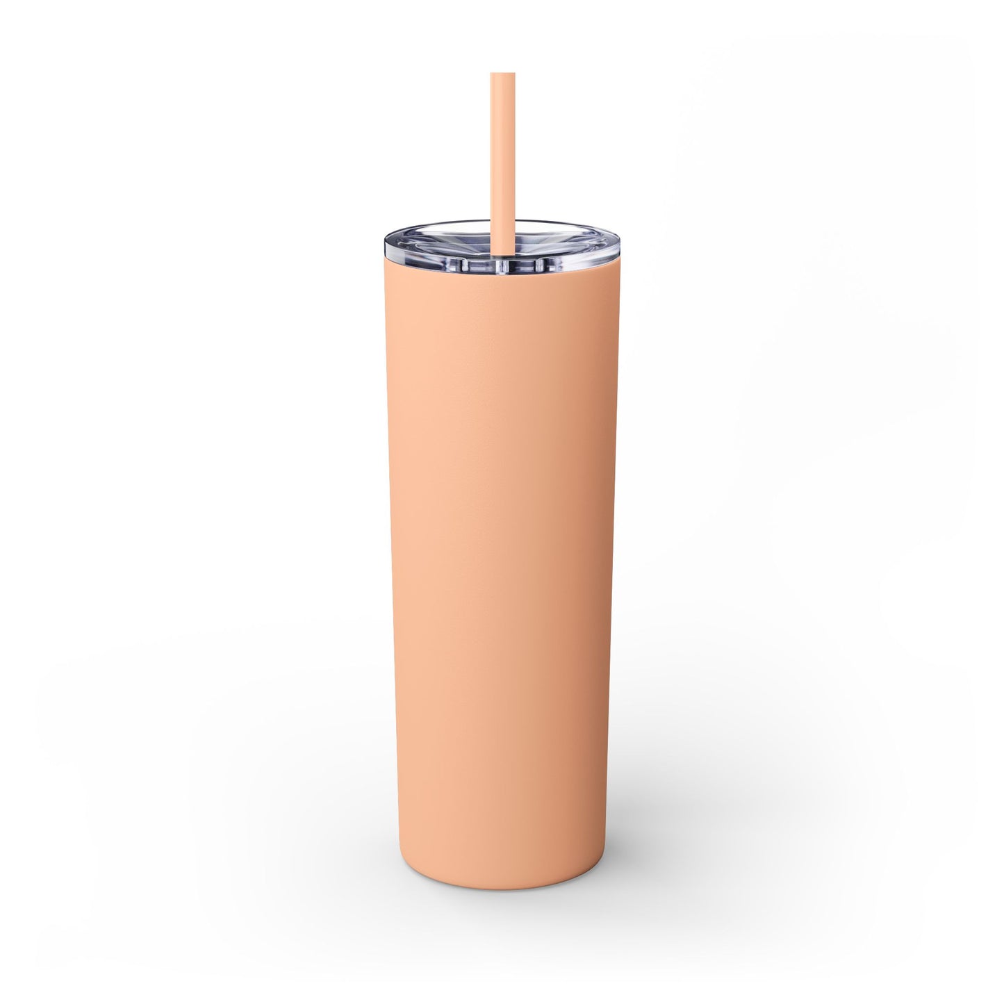 Skinny 20oz Tumbler with Straw — All-In-One Community Management Logo One sided