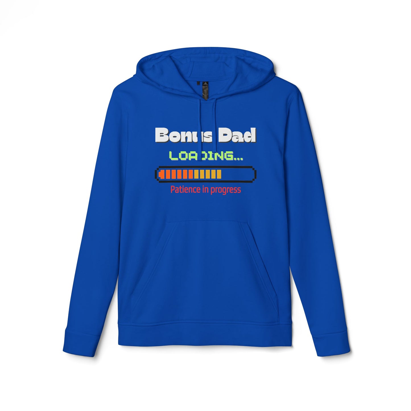 Bonus Dad - Patience in Progress Adidas Fleece Hoodie