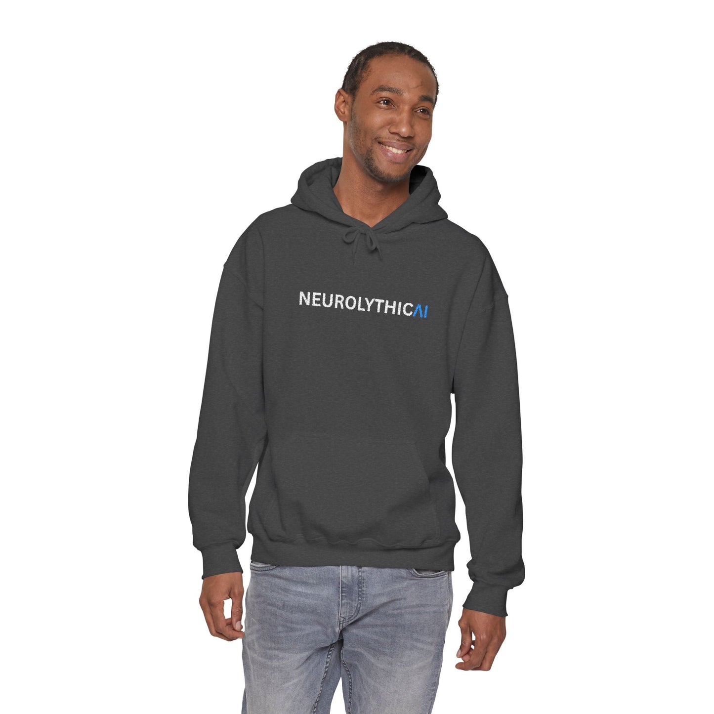 NeurolyticAI Hoodie — Minimal Neural Science Logo Pullover