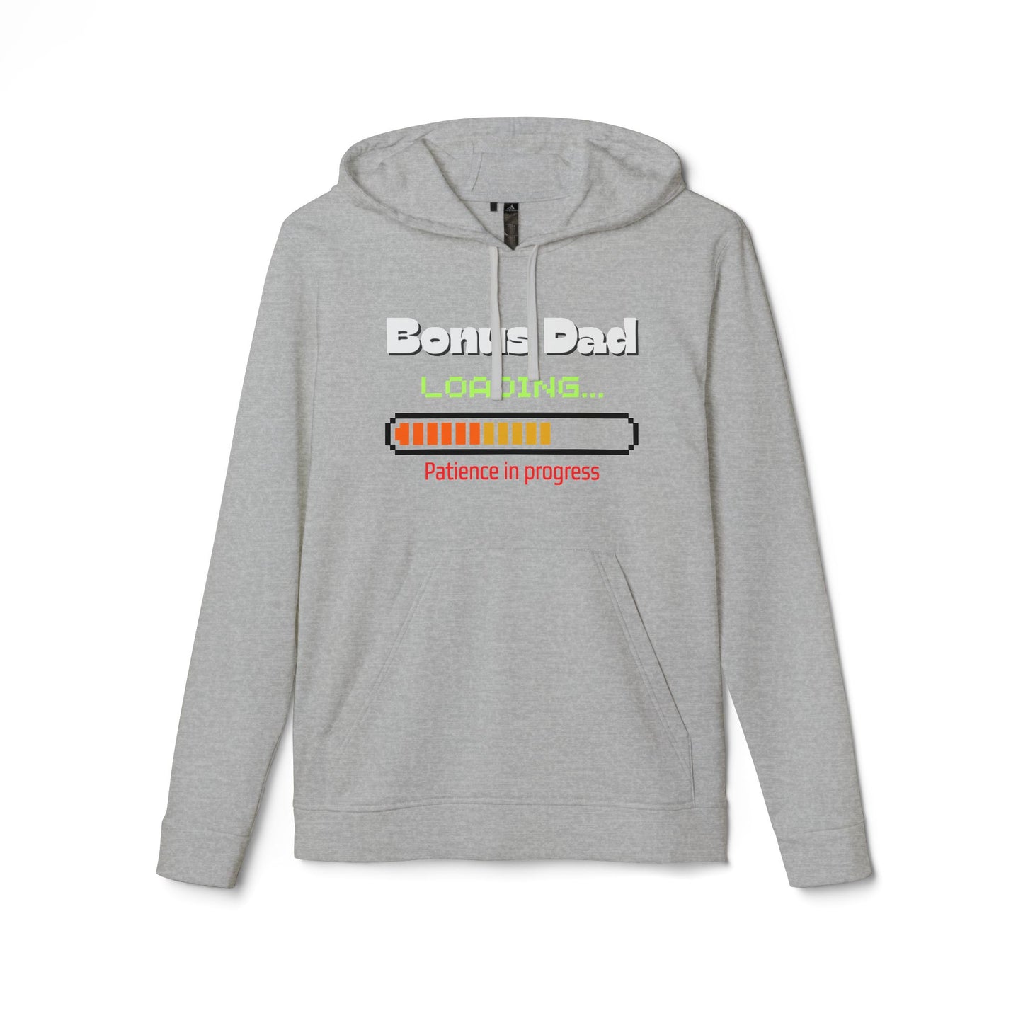 Bonus Dad - Patience in Progress Adidas Fleece Hoodie