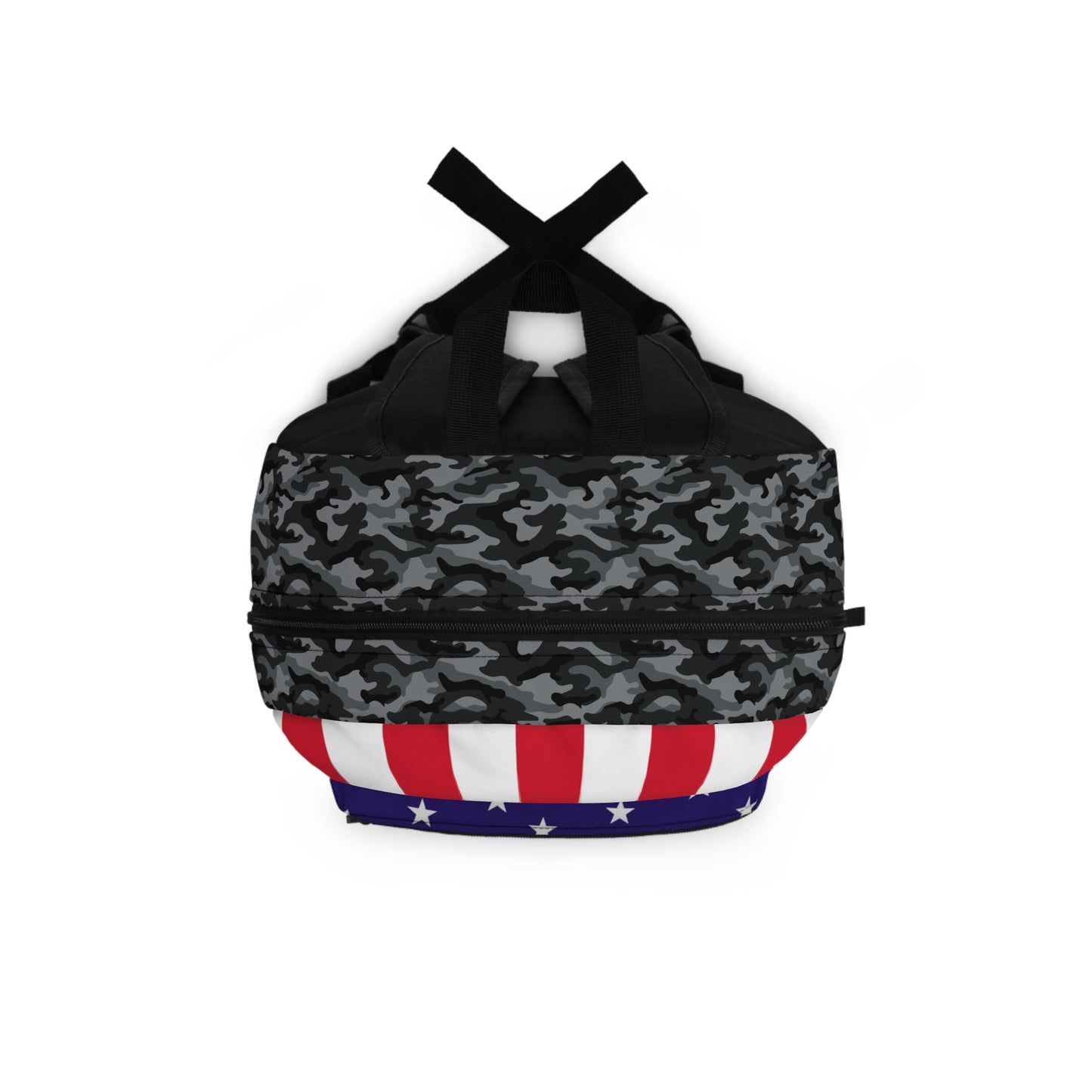Camo USA Patriotic Back to School - Backpack for Travel, School, & Outdoor Adventures | USA Flag Design | Gifts for Veterans, Holidays, and Events