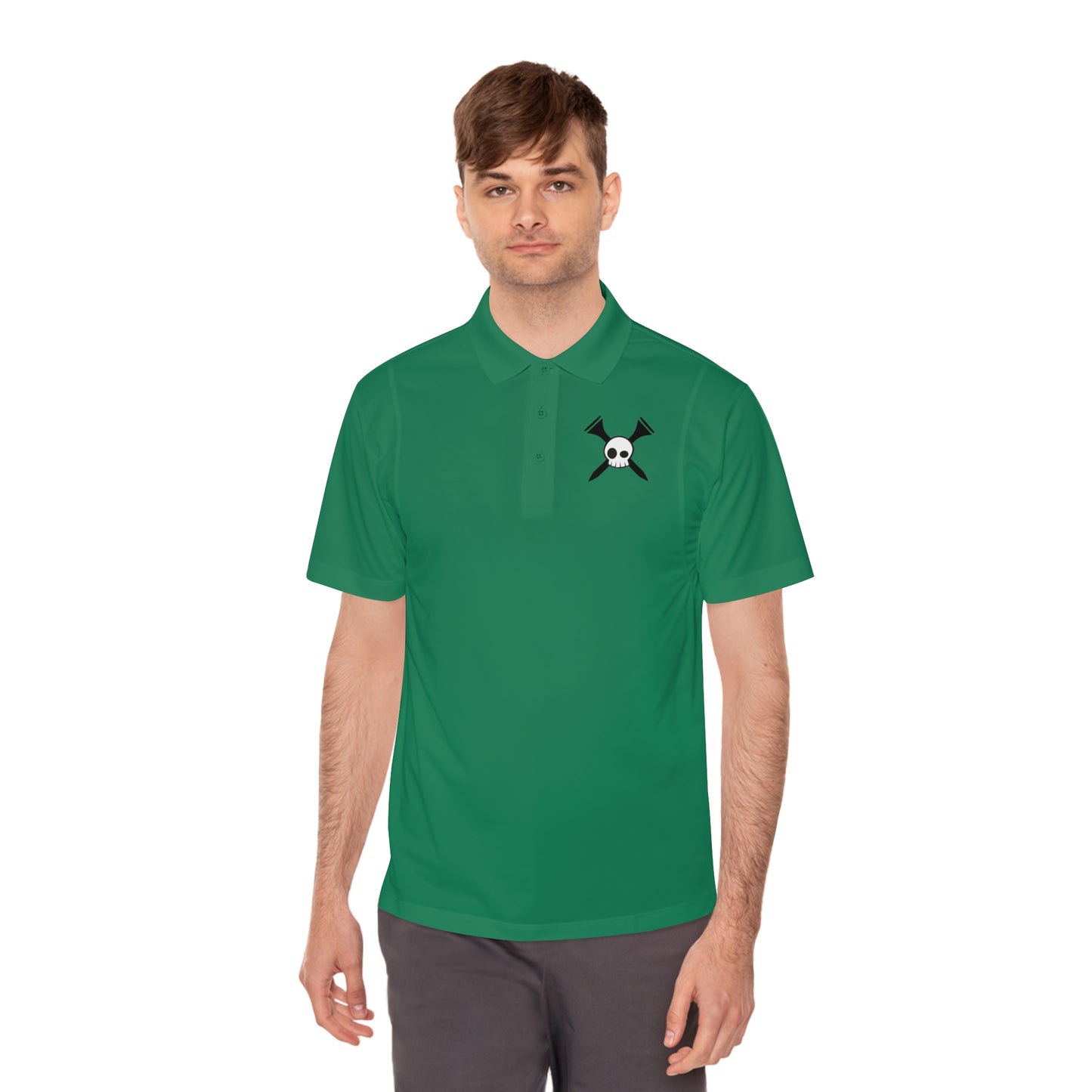Tee-bone - Golf Polo Shirt with 'Tee It High, Let It Fly' Design
