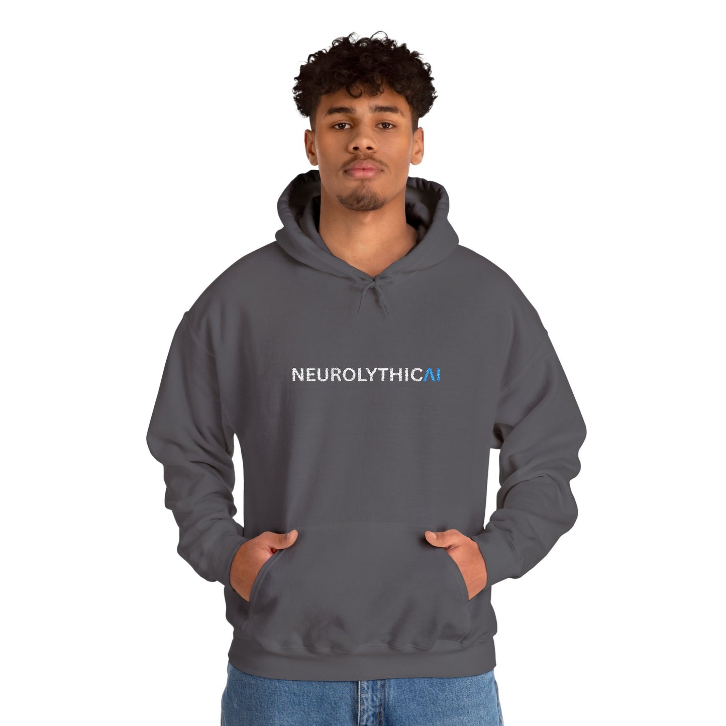 NeurolyticAI Hoodie — Minimal Neural Science Logo Pullover