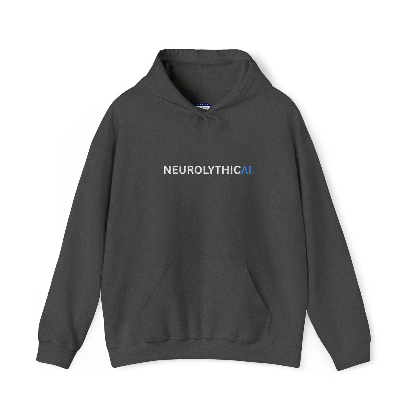NeurolyticAI Hoodie — Minimal Neural Science Logo Pullover