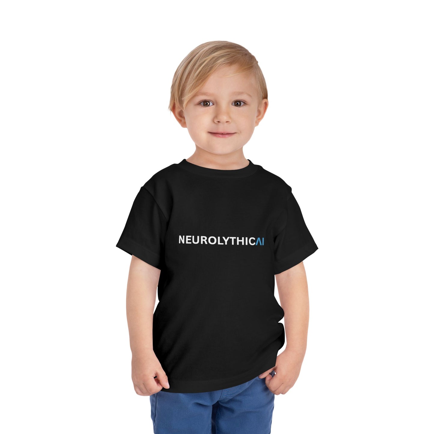 NeurolythicAI Toddler Tee — Minimal Logo Kids T‑Shirt