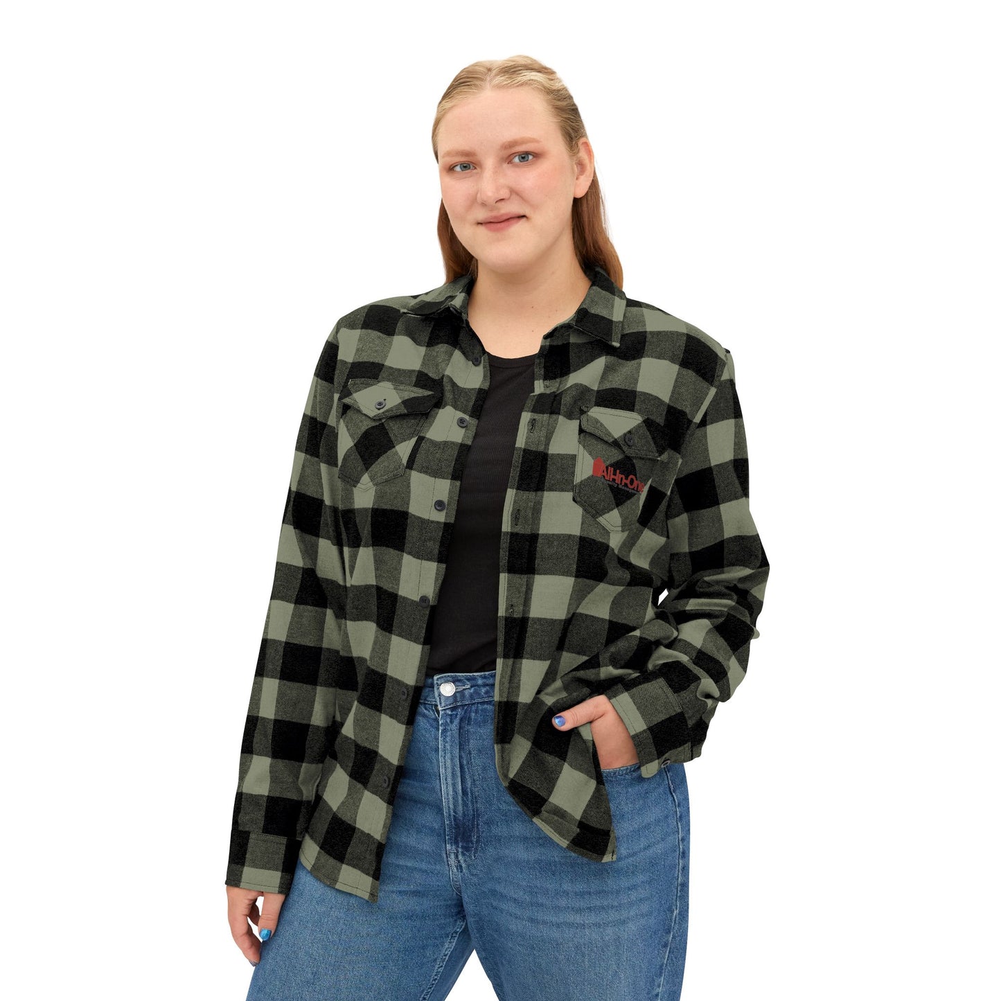 Buffalo Plaid Flannel Shirt — Classic Button-Up Workshirt - All-In-One