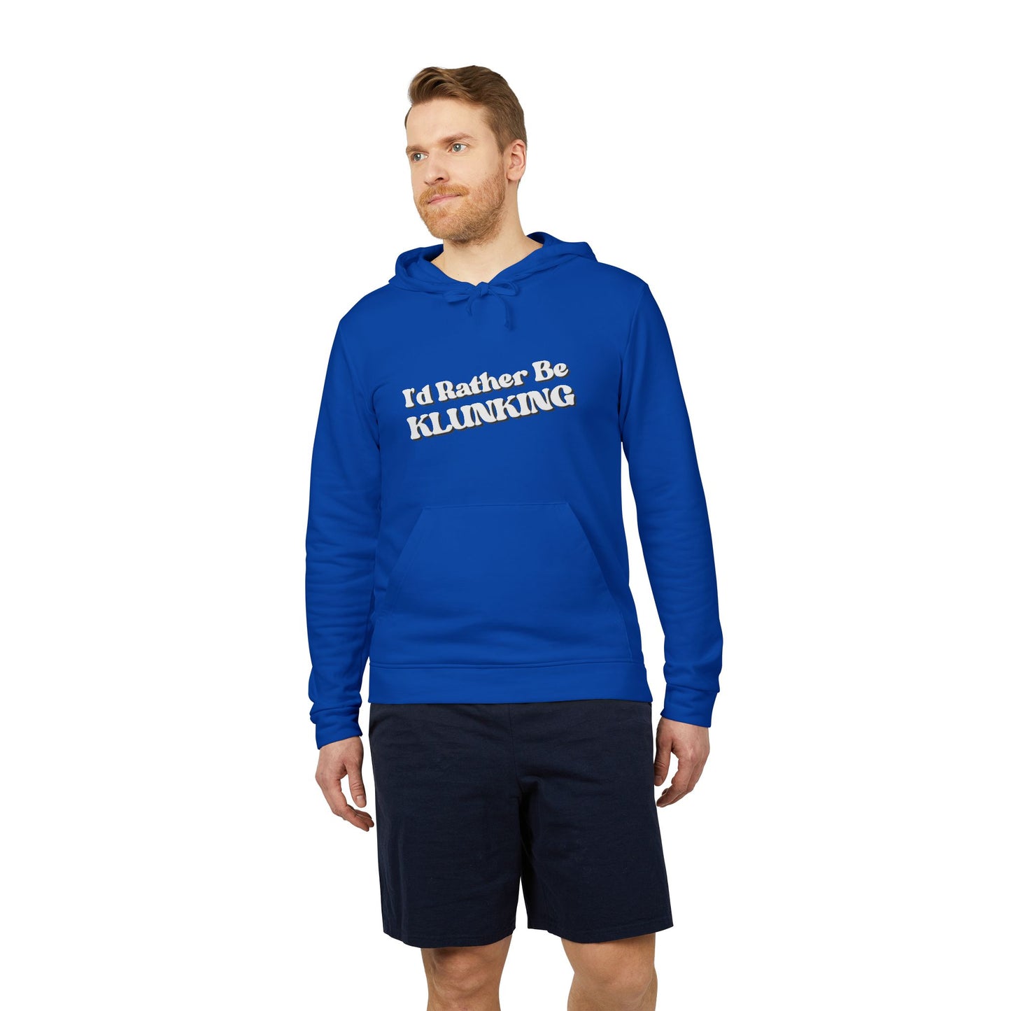 I’d Rather be Klunking - Adidas Fleece Hoodie