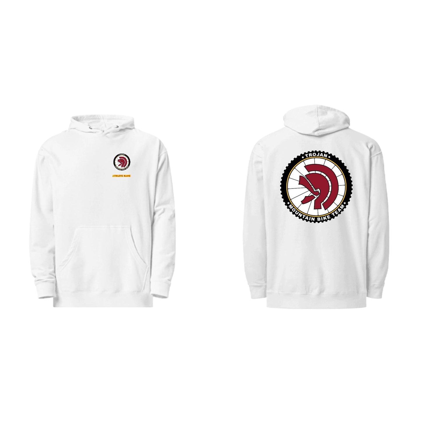 Trojan MTB - Customized Unisex Midweight Hoodie | Independent Trading Co. SS4500