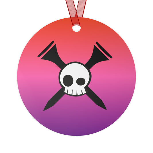Tee-bone Ball Marker - Doubles as Ornament during off season - Unique Holiday Decor, Perfect for Halloween, Punk Lovers, Tree Decorations, Gift Tags