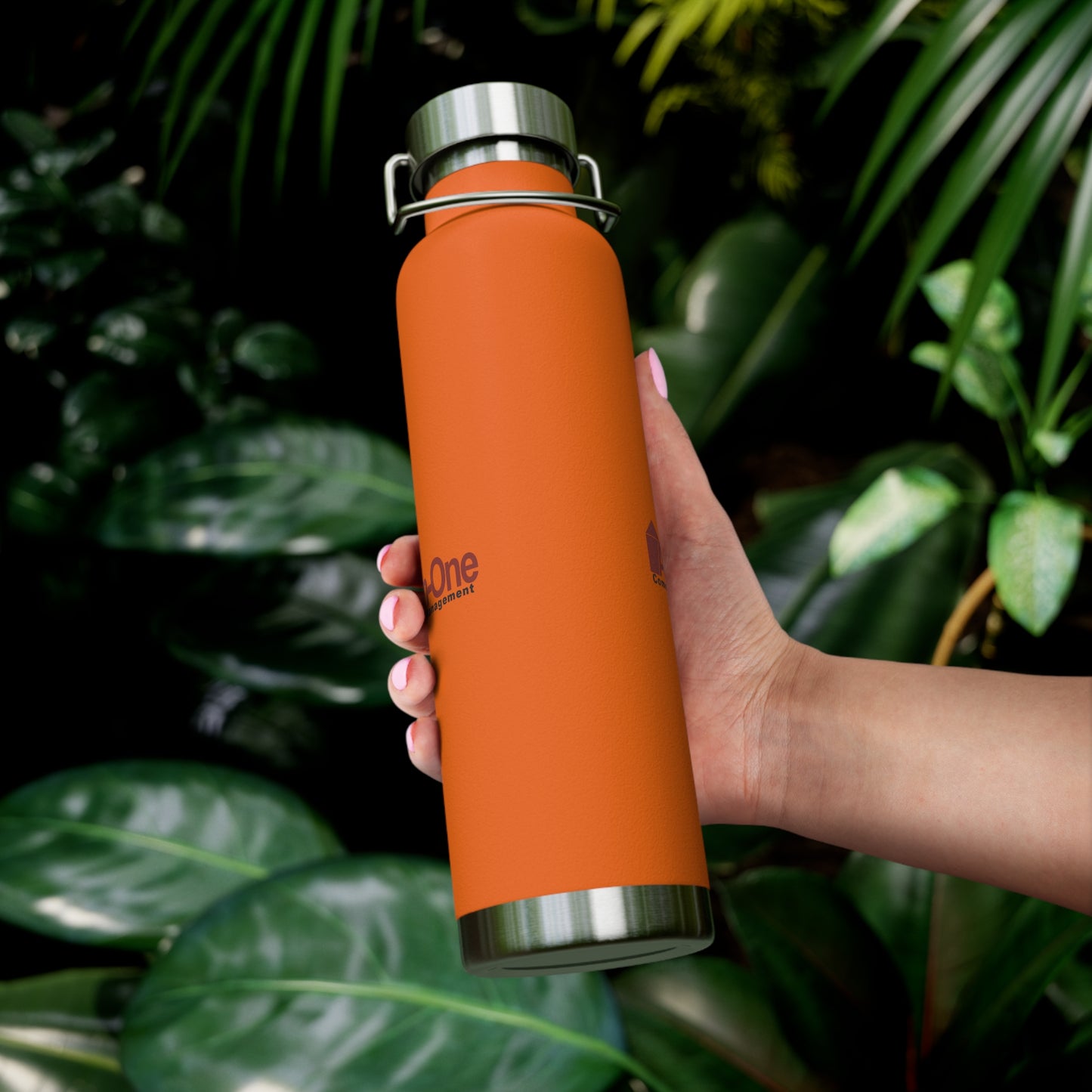 22oz Copper Vacuum Tumbler - All-In-One both sides - Stainless Water Bottle, Keeps Drinks Hot & Cold