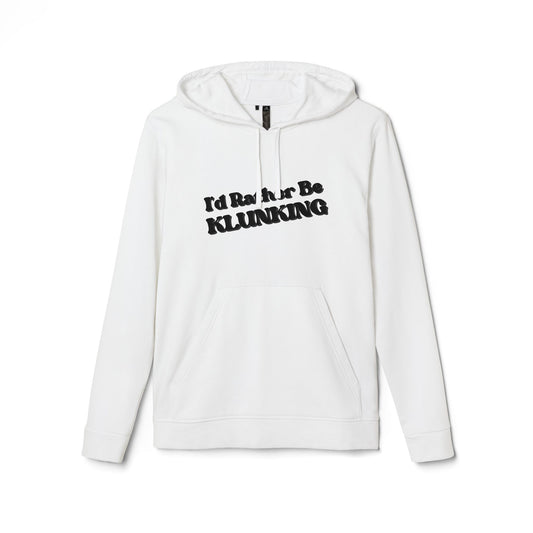 I’d Rather be Klunking - Adidas Fleece Hoodie