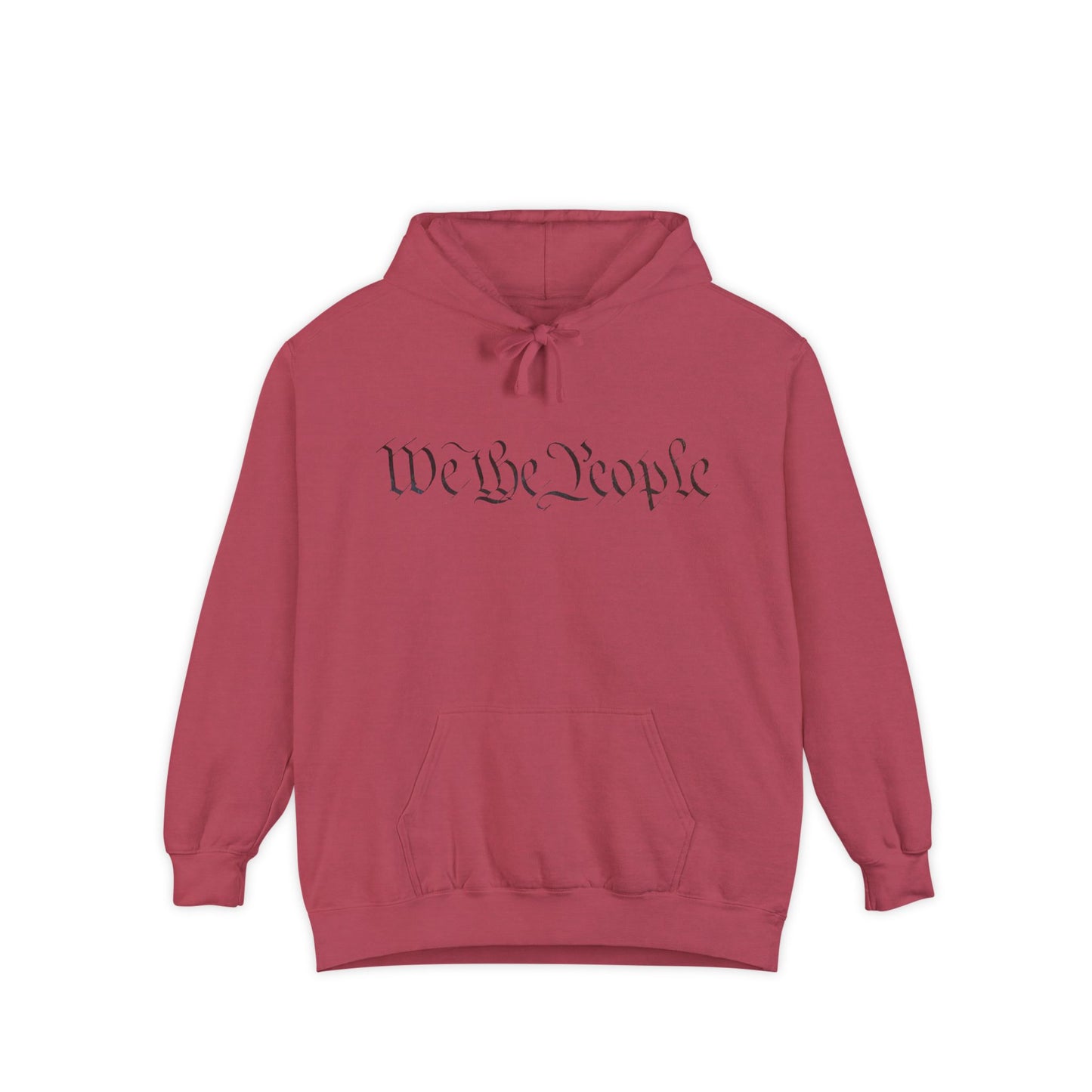 We the People - Easter-egg QR Code Trump Dance - Unisex Garment-Dyed Hoodie, Casual Wear, Gift for Freedom Lovers, Cozy Sweatshirt, Everyday Comfort