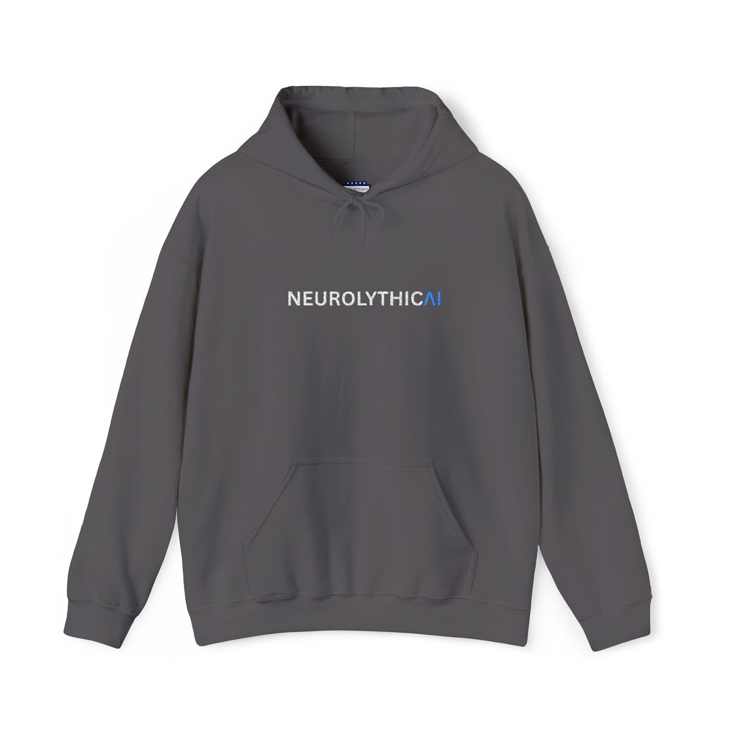 NeurolyticAI Hoodie — Minimal Neural Science Logo Pullover