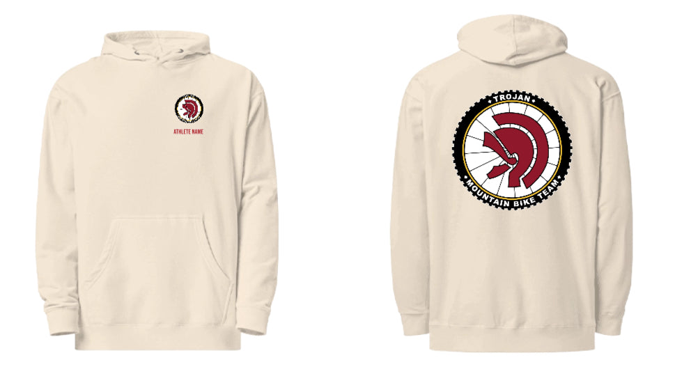 Trojan MTB - Customized Unisex Midweight Hoodie | Independent Trading Co. SS4500