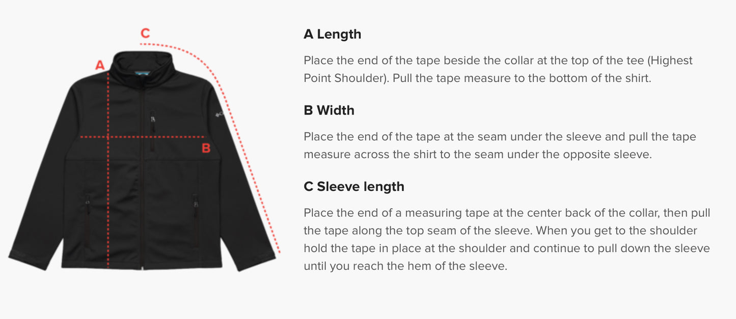 Columbia soft shell jacket - All-In-One embroidered right chest