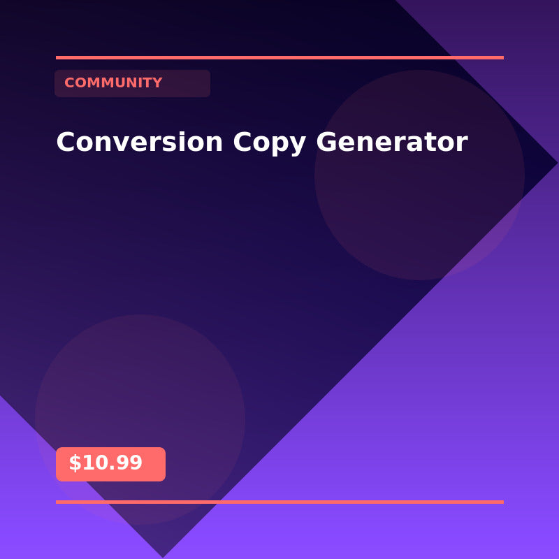 Conversion Copy Generator - Community AI Agent