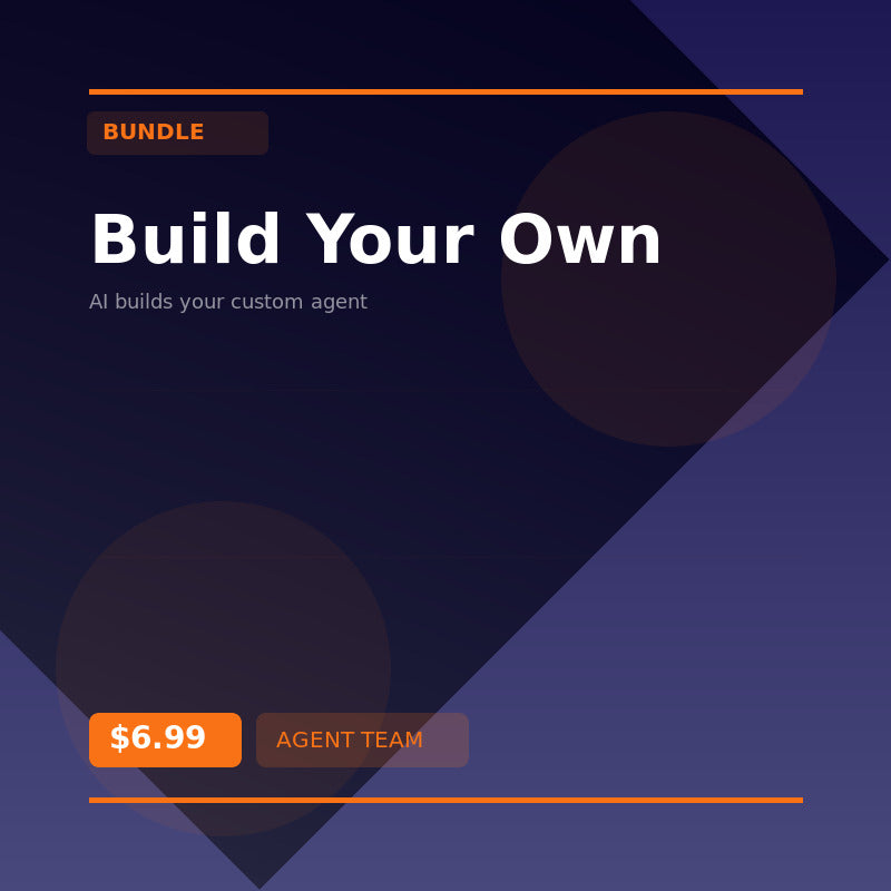 Build Your Own — AgentGenerator