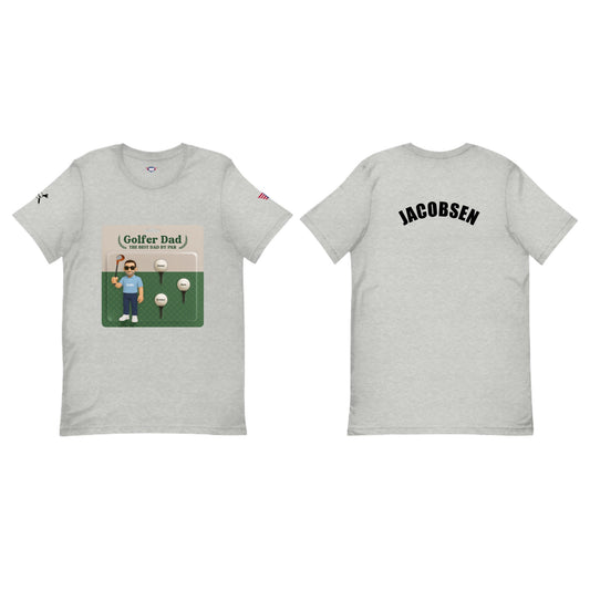 Golfer Dad Customized - T-Shirt | Made in USA