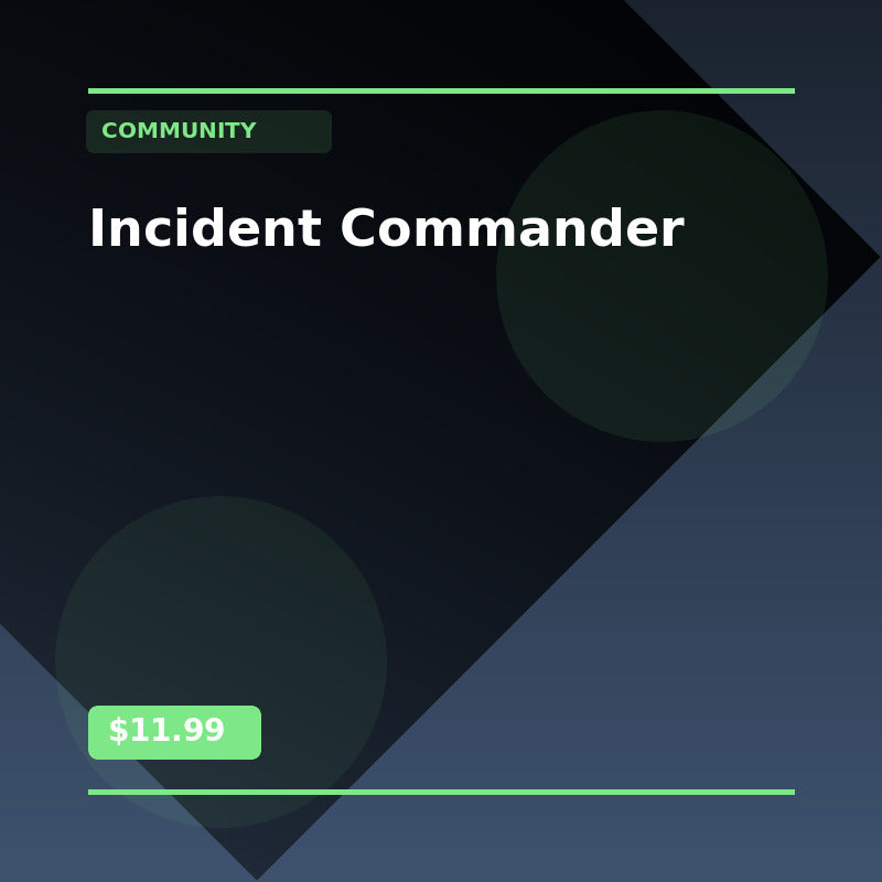 Incident Commander - Community AI Agent