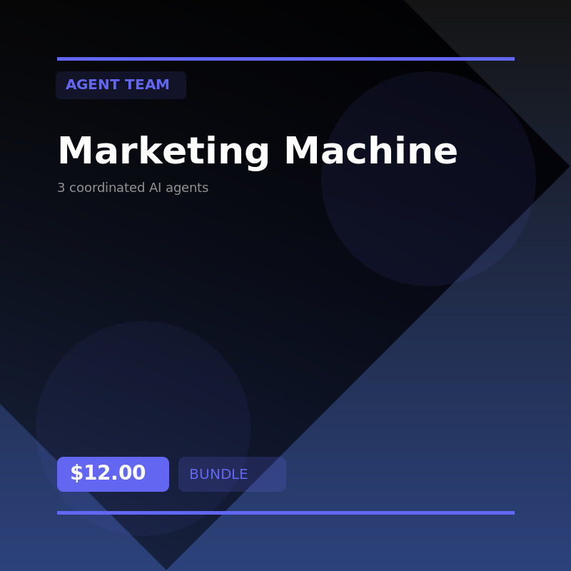 📣 Marketing Machine