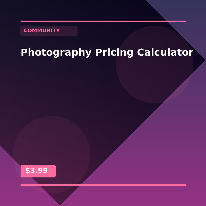 Photography Pricing Calculator - Community AI Agent