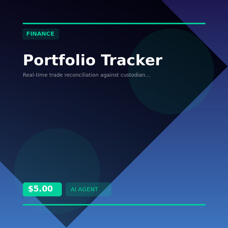 📈 Portfolio Tracker — AI agent for Finance