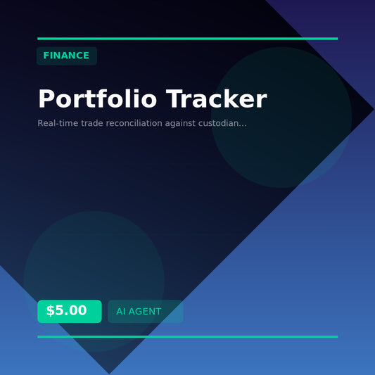 📈 Portfolio Tracker — AI agent for Finance