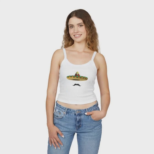 Easy Halloween Costume - Temu Obama - Dollar Store Obama - Sombrero Tank, Gift for Her