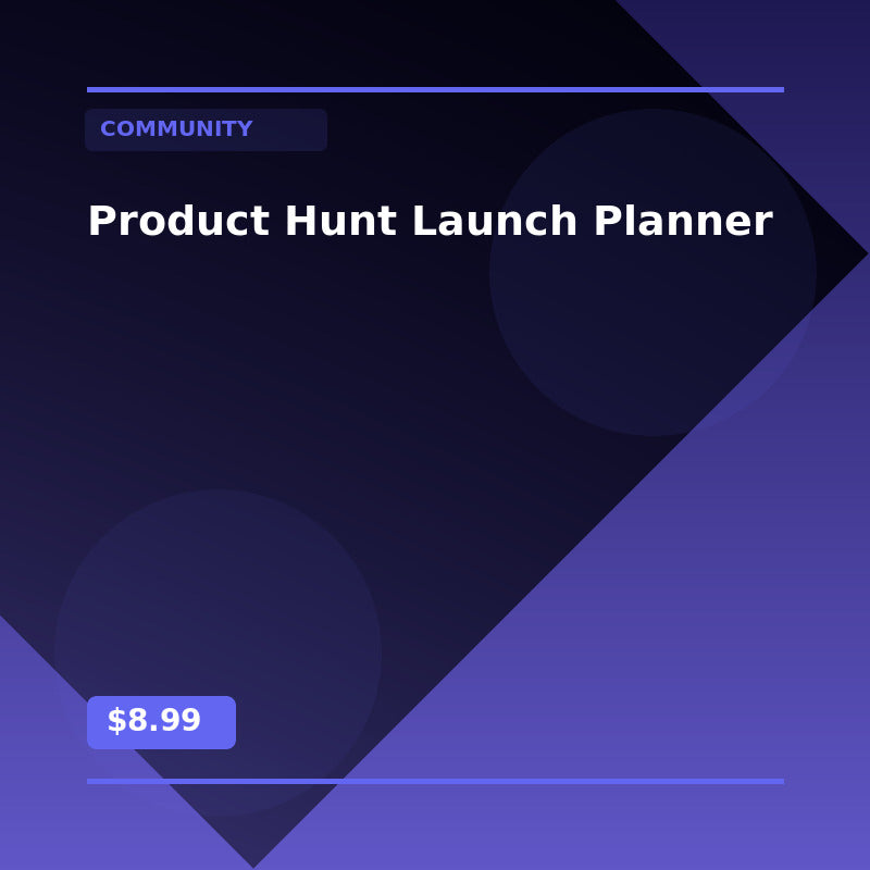 Product Hunt Launch Planner - Community AI Agent