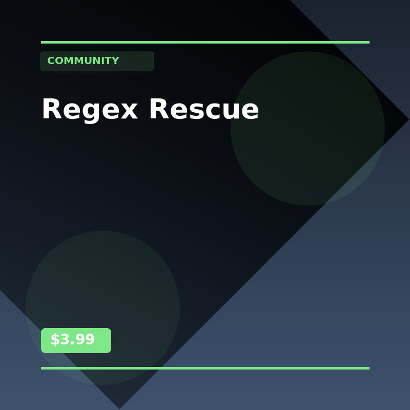 Regex Rescue - Community AI Agent