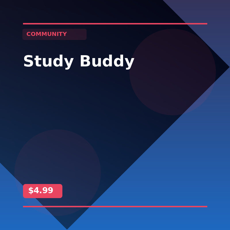 Study Buddy - Community AI Agent