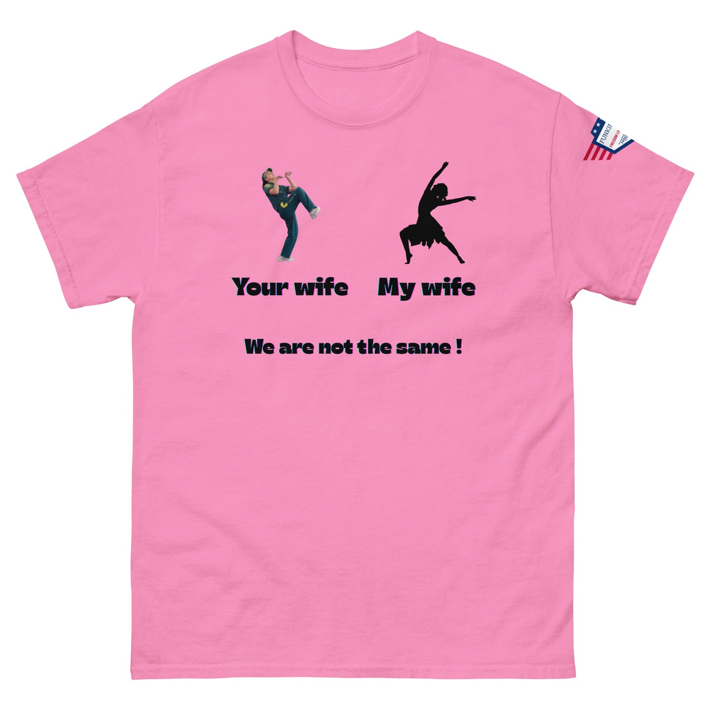 We Are Not the Same Funny Dance Meme Unisex T-Shirt – Viral Humor Tee - alternate view on model