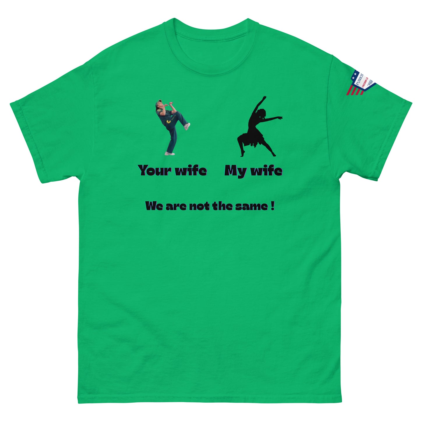 We Are Not the Same Funny Dance Meme Unisex T-Shirt – Viral Humor Tee - alternate view on model