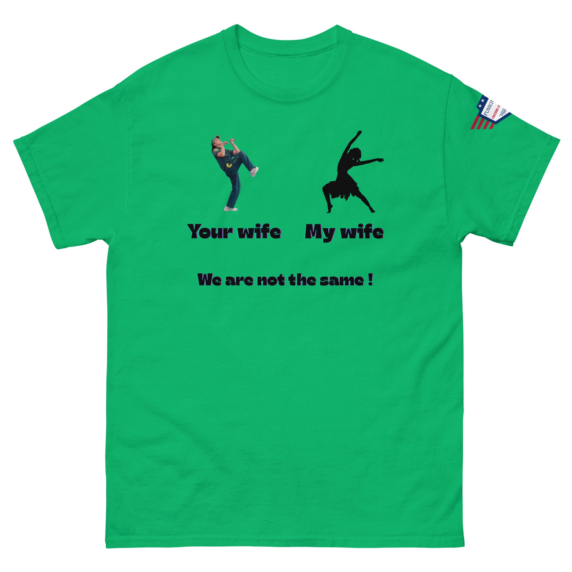 We Are Not the Same Funny Dance Meme Unisex T-Shirt – Viral Humor Tee - alternate view on model
